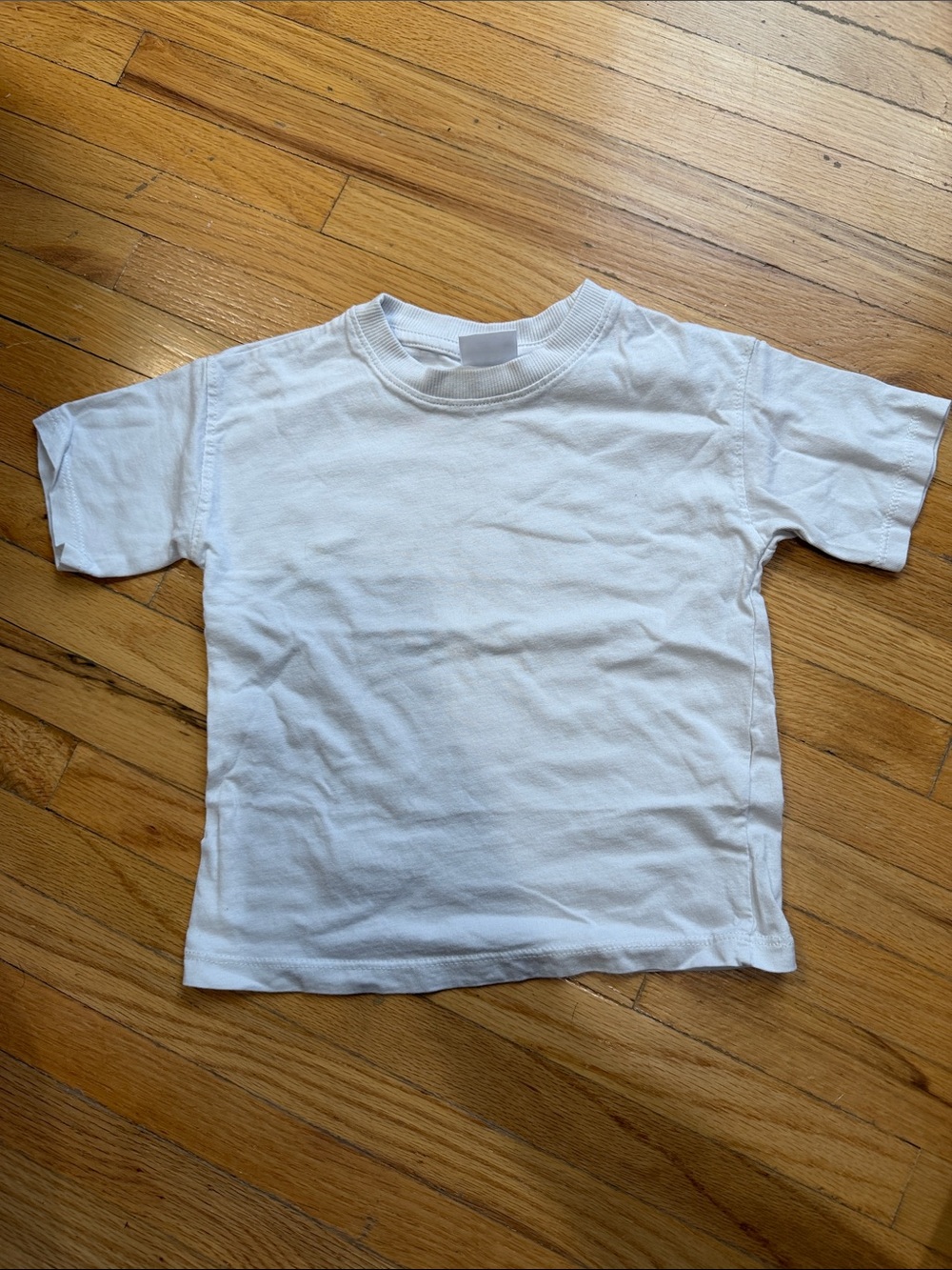 Zara White Short Sleeve Kids Tee